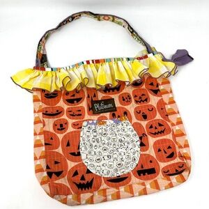 Matilda Jane Platinum Pumpkin Halloween Treat Tote Bag